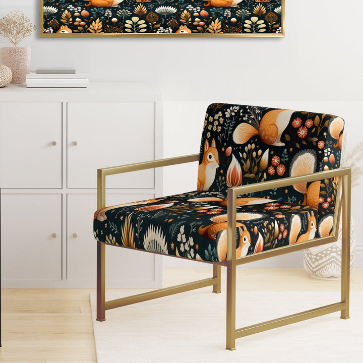 Squirrel Delight - Farmhouse Arm Chair