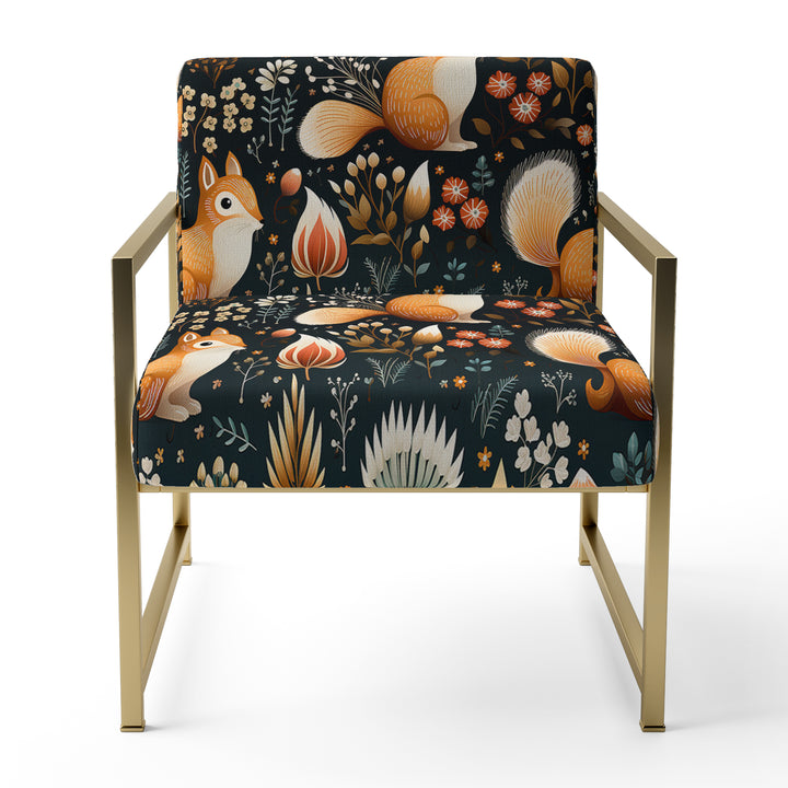 Squirrel Delight - Farmhouse Arm Chair