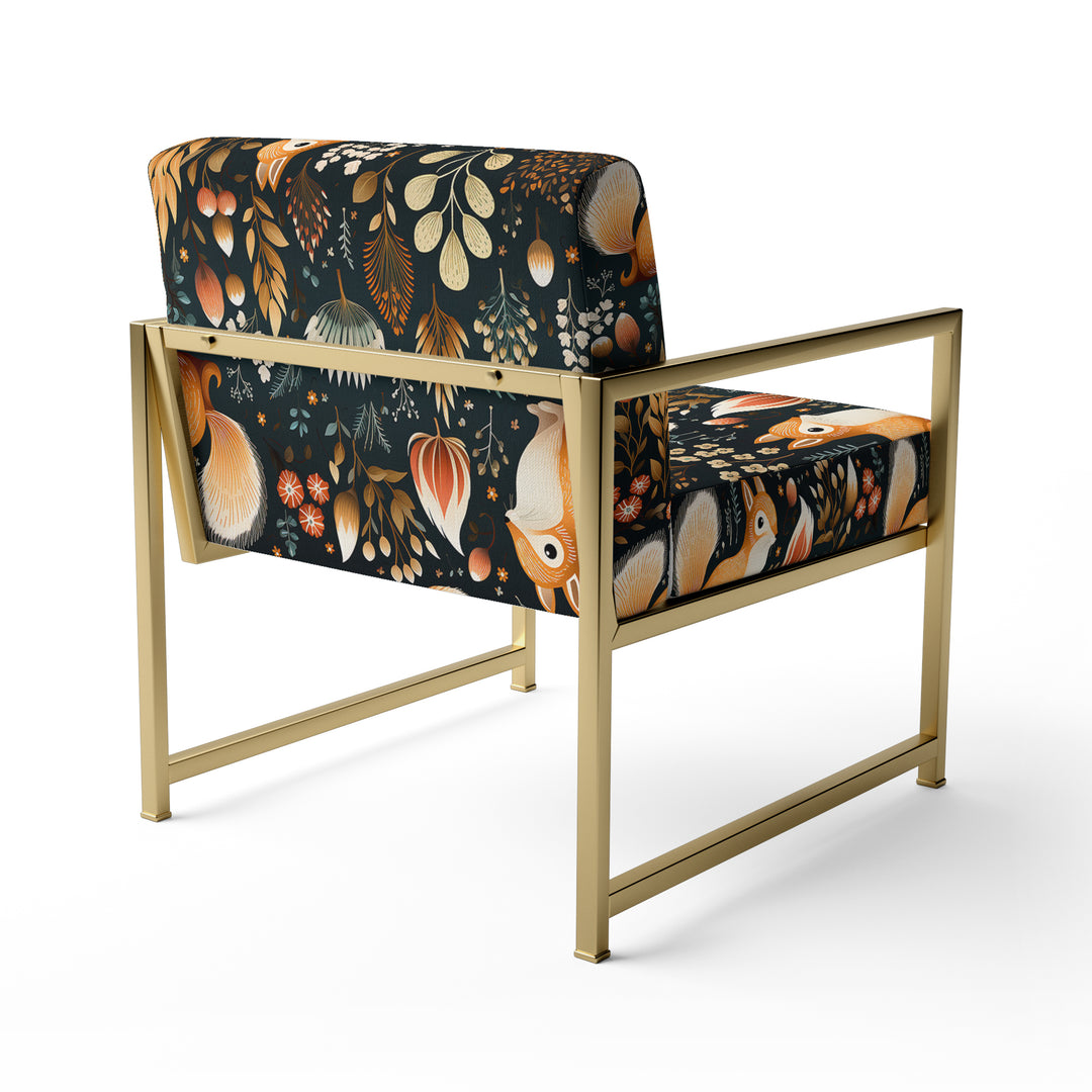 Squirrel Delight - Farmhouse Arm Chair