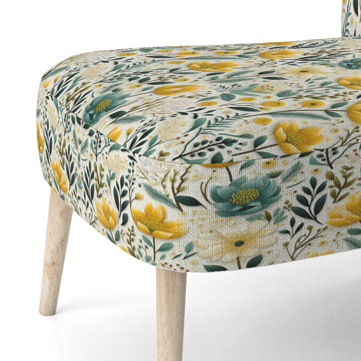 Boho Botanicals Boho Greens - Hygge &amp; Scandinavian Arm Chair