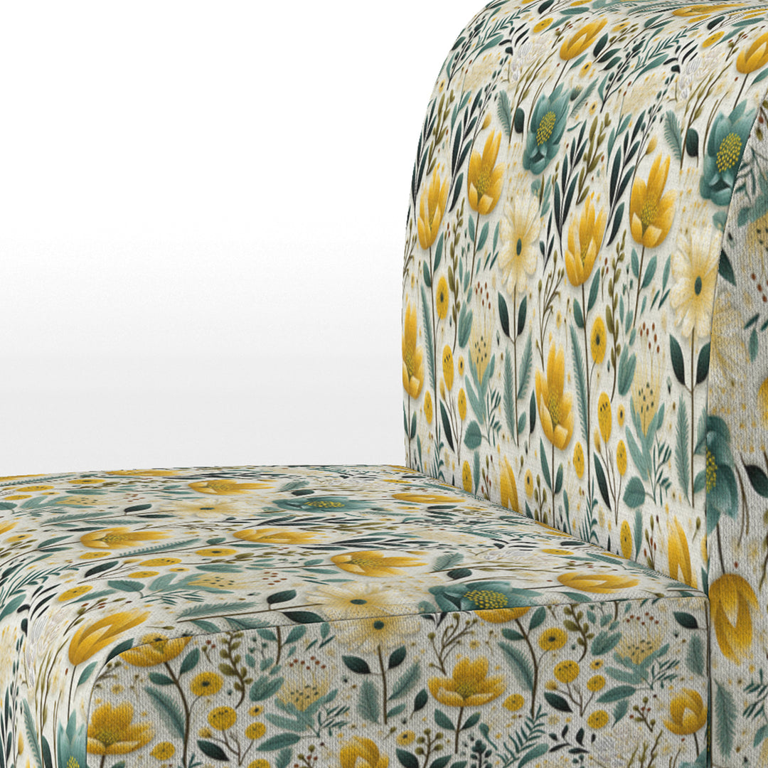 Boho Botanicals Boho Greens - Hygge &amp; Scandinavian Arm Chair