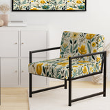 Boho Botanicals Boho Greens - Hygge & Scandinavian Arm Chair