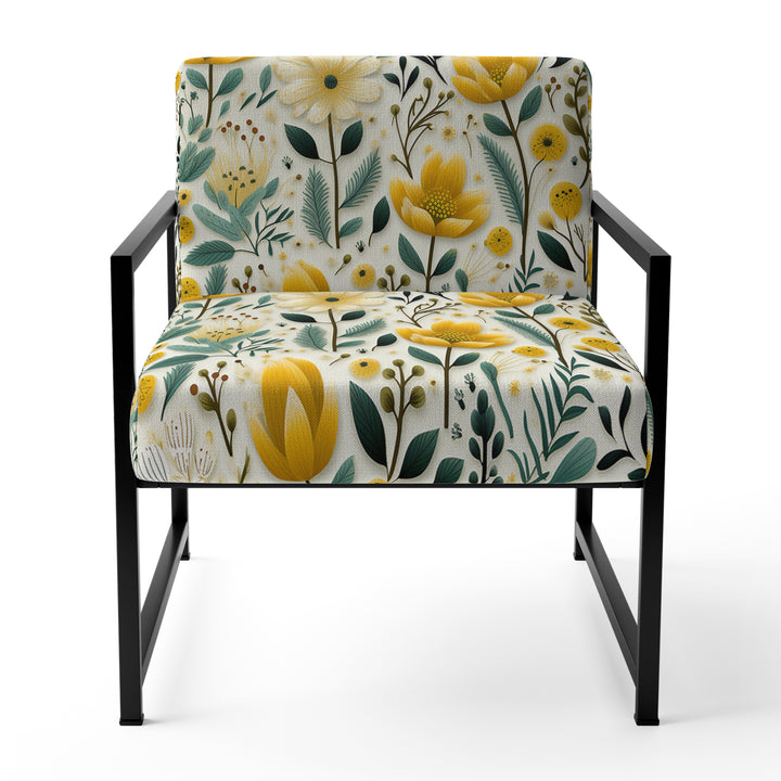 Boho Botanicals Boho Greens - Hygge &amp; Scandinavian Arm Chair