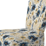 Blue And White Coastal Retreat Seashells - Cottage Accent Side Chair