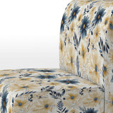 Blue And White Coastal Retreat Seashells - Cottage Accent Side Chair