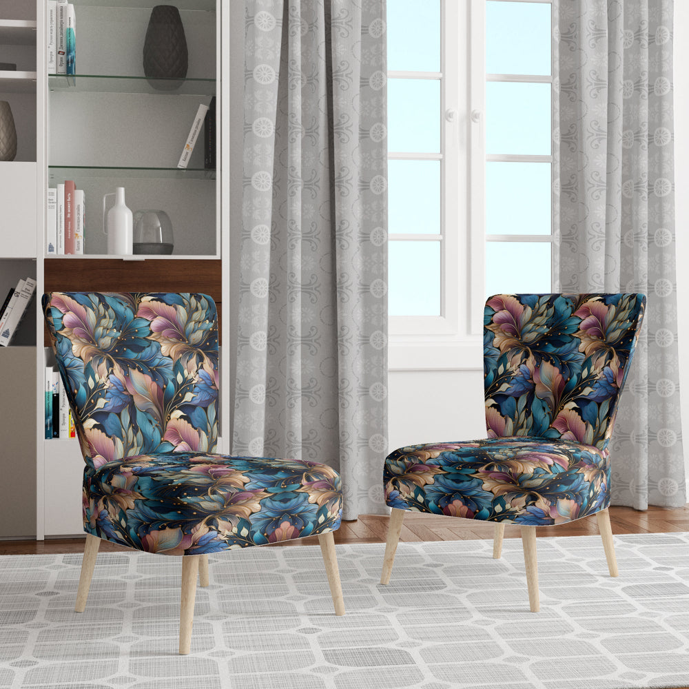 Spiral Flower Elegance Boho Pattern - Bohemian Arm Chair