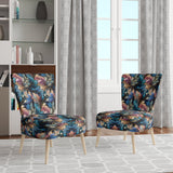 Spiral Flower Elegance Boho Pattern - Bohemian Arm Chair