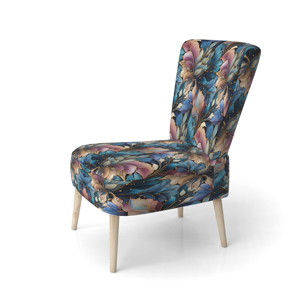 Spiral Flower Elegance Boho Pattern - Bohemian Arm Chair
