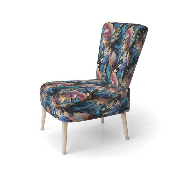 Spiral Flower Elegance Boho Pattern - Bohemian Arm Chair