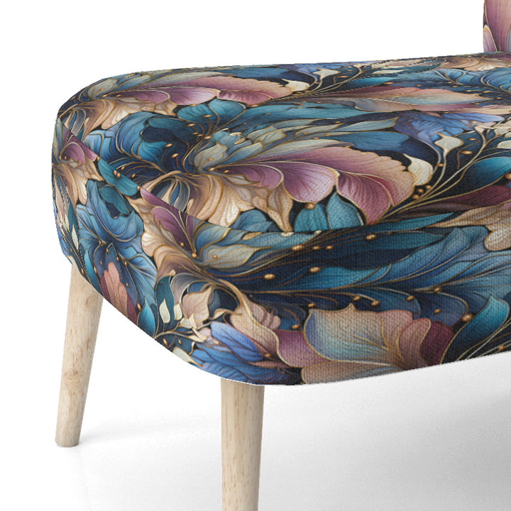 Spiral Flower Elegance Boho Pattern - Bohemian Arm Chair