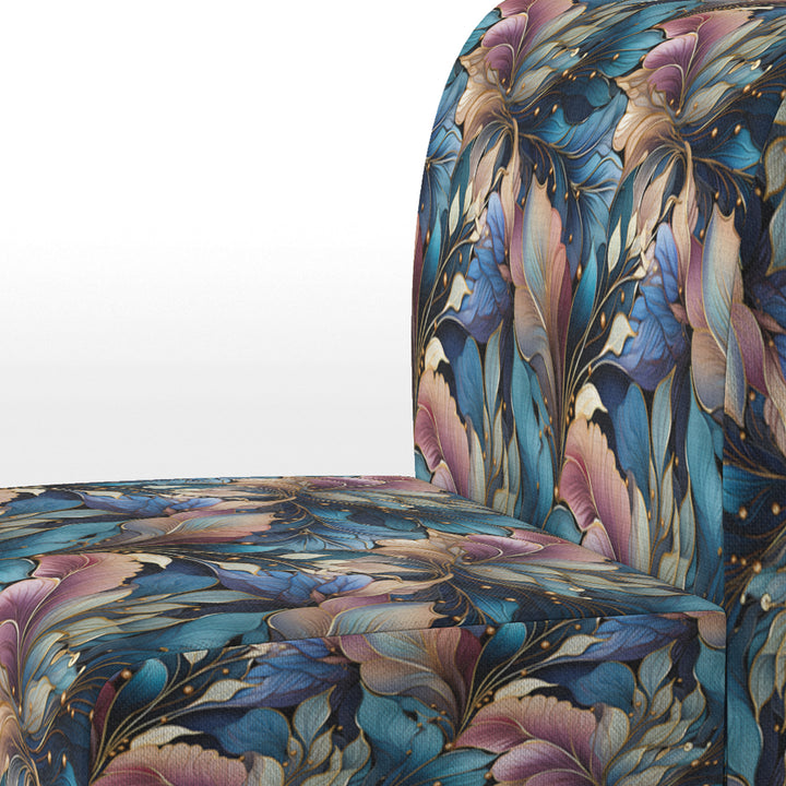 Spiral Flower Elegance Boho Pattern - Bohemian Arm Chair