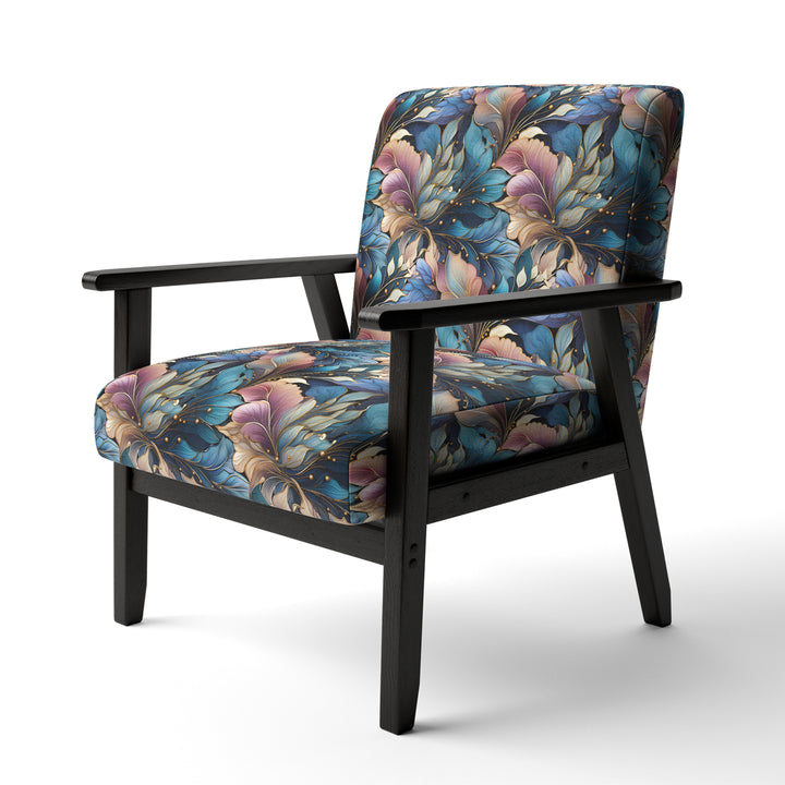 Spiral Flower Elegance Boho Pattern - Bohemian Arm Chair