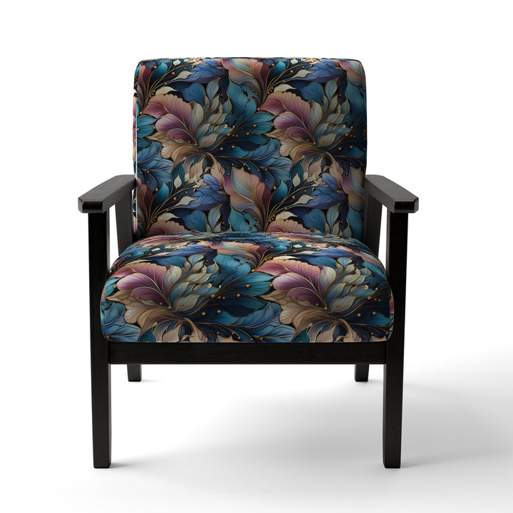Spiral Flower Elegance Boho Pattern - Bohemian Arm Chair