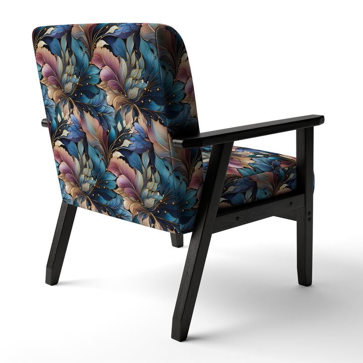 Spiral Flower Elegance Boho Pattern - Bohemian Arm Chair