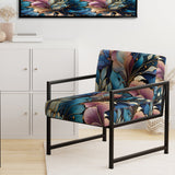 Spiral Flower Elegance Boho Pattern - Bohemian Arm Chair
