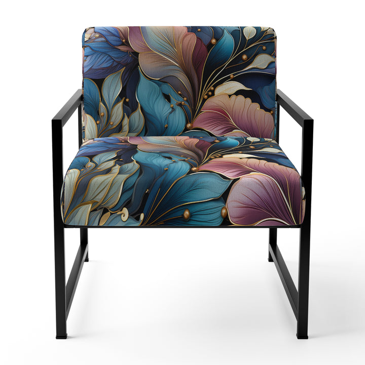 Spiral Flower Elegance Boho Pattern - Bohemian Arm Chair
