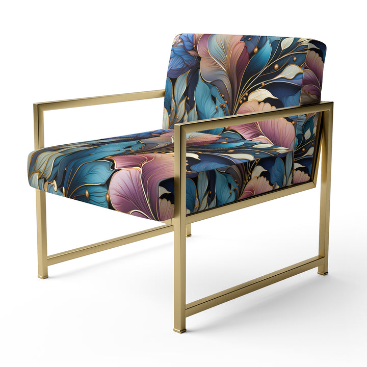 Spiral Flower Elegance Boho Pattern - Bohemian Arm Chair