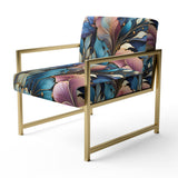 Spiral Flower Elegance Boho Pattern - Bohemian Arm Chair