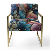 Spiral Flower Elegance Boho Pattern - Bohemian Arm Chair
