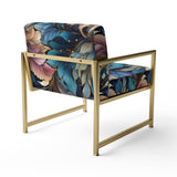 Spiral Flower Elegance Boho Pattern - Bohemian Arm Chair