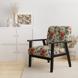Boho Pastel Blooms Boho Pattern - Cottage Arm Chair