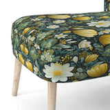Botanical Bliss Boho Pattern - Upholstered Bohemian Accent Chairs