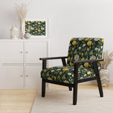 Botanical Bliss Boho Pattern - Upholstered Bohemian Accent Chairs
