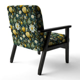 Botanical Bliss Boho Pattern - Upholstered Bohemian Accent Chairs