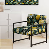 Botanical Bliss Boho Pattern - Upholstered Bohemian Accent Chairs