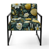 Botanical Bliss Boho Pattern - Upholstered Bohemian Accent Chairs