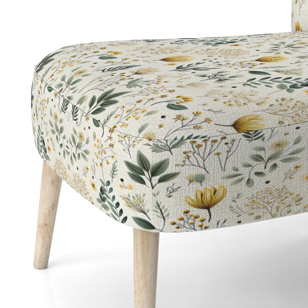 Botanical Neutrals Boho Pattern - Bohemian Arm Chair