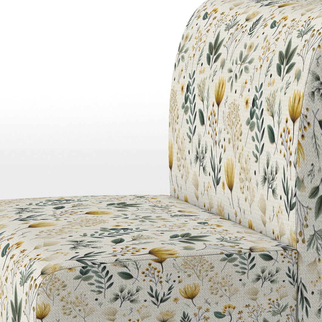 Botanical Neutrals Boho Pattern - Bohemian Arm Chair