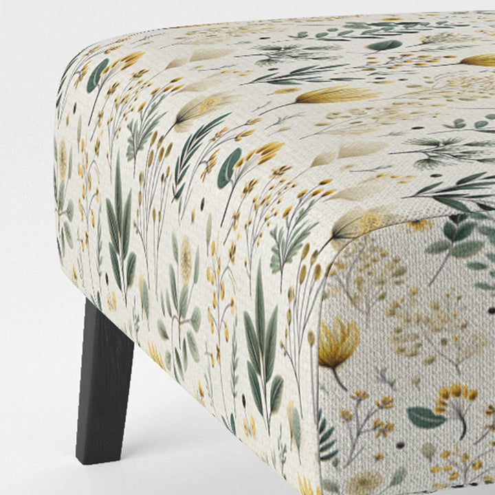 Botanical Neutrals Boho Pattern - Bohemian Arm Chair