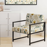 Botanical Neutrals Boho Pattern - Bohemian Arm Chair