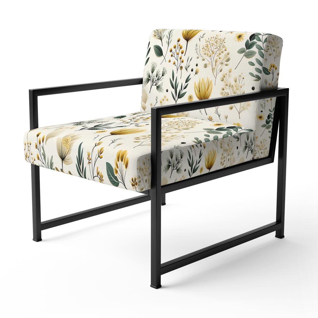 Botanical Neutrals Boho Pattern - Bohemian Arm Chair