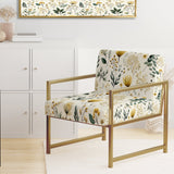 Botanical Neutrals Boho Pattern - Bohemian Arm Chair