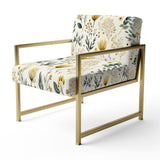 Botanical Neutrals Boho Pattern - Bohemian Arm Chair