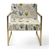 Botanical Neutrals Boho Pattern - Bohemian Arm Chair