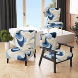 Coastal Minimalism Boho Pattern - Modern Arm Chair