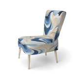 Coastal Minimalism Boho Pattern - Modern Arm Chair