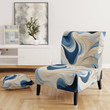 Coastal Minimalism Boho Pattern - Modern Arm Chair