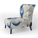 Coastal Minimalism Boho Pattern - Modern Arm Chair
