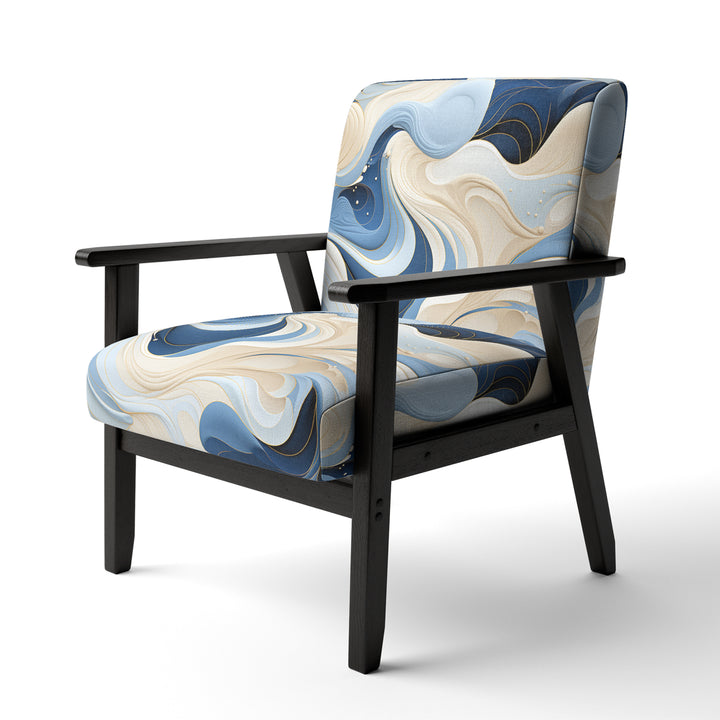Coastal Minimalism Boho Pattern - Modern Arm Chair