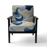 Coastal Minimalism Boho Pattern - Modern Arm Chair