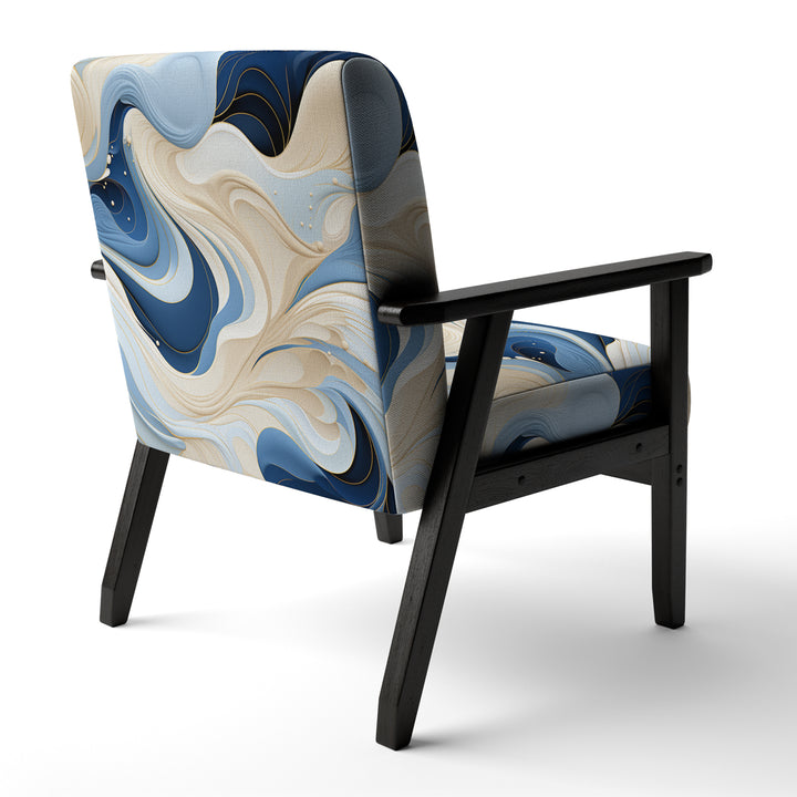 Coastal Minimalism Boho Pattern - Modern Arm Chair