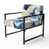 Coastal Minimalism Boho Pattern - Modern Arm Chair