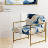 Coastal Minimalism Boho Pattern - Modern Arm Chair