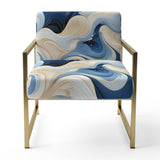 Coastal Minimalism Boho Pattern - Modern Arm Chair