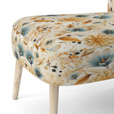 Earthy Elegance Boho Pattern - Upholstered Cottage Accent Chairs