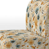 Earthy Elegance Boho Pattern - Upholstered Cottage Accent Chairs